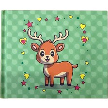 Elma Kırtasiye Sevimli Hayvanlar Serisi 12.5X10 Sert Kapak Çizgili Defter 96 Yp.