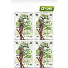 Jungle Stick Tavuklu Kedi Ödül Çubuğu 4 Paket - ( 1 Paket : 3*5 gr )
