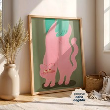 Persona Istanbul "sürrealist Pembe Pati" - Modern Illüstrasyon Posteri (Çerçevesiz)