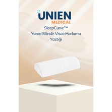 Unien Medical Sleepcurve™ Yarım Silindir Visco Horlama Yastığı – Boyun Bel Bacak Destek Pozisyon Yastığı