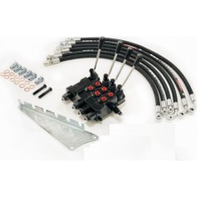 Tekyedek Massey Ferguson Üç Kollu Altı Çıkışlı Damper Valfi Seti