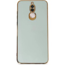 Uravas Store Mate 10 Lite Kılıf Volet Silikon - Yeşil