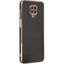 Uravas Store Redmi Note 9 Kılıf Volet Silikon - Siyah