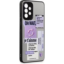 Novis Liora Newface Samsung Galaxy A52 Kılıf Mirror Desenli Kapak - Mirror - 4