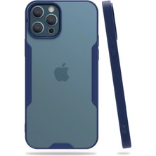 Mey Ithalat  iPhone 12 Pro Max Kılıf Platin Silikon - Lacivert