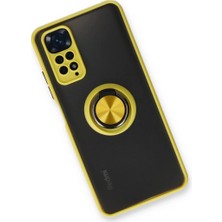 Colezium Note 11 Kılıf Montreal Yüzüklü  Kapak - Sarı