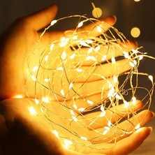 Kuzey Oyuncak 50 Adet Yüksek Kalite 3 Metre Pilli Gün Işığı LED Işık Hızlı Yavaş Sabit Pil Dahil Peri LED Işık