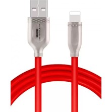 Uravas Store Konfulon S48 Lightning Kablo Iphone Uyumlu 1m 3A - Kırmızı