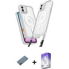 İlk El Grup Ieg™ iPhone 12 Kılıf Atlas Doku Koleksiyonu - Siyah Bilvis 5in1 3D Magic Cam Ekran Koruyucu + Gökkuşağı Shine Kamera Lens Koruma Cam