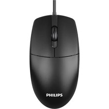 Philips Phılıps SPK7247B Kablolu Ofis Mouse Siyah