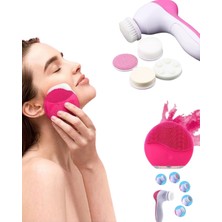 Ikili Cilt Bakım Seti 5 Başlıklı Yüz Temizleme ve Masaj Aleti Canlandırıcı ve Onarıcı - Lisinya