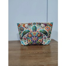 Cadde Dükkanı Kabratma Kanvas Kumaş Fermuarlı Plaj ve Günlük Kullanım Çantası Caretta Yeşil