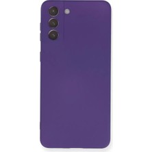 Uravas Store Galaxy S21 Kılıf Nano Içi Kadife Silikon - Mor