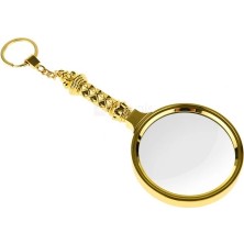 -5X90MM Tüm Metal Altın Renkli, Hediye Büyüteç,optik Lensler ile Çinko Alaşım Metal Çerçeve ( Lisinya )