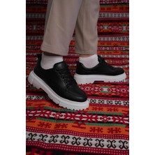 Mirglart KB-702 Kuback Siyah Cilt Günlük Erkek Ayakkabı