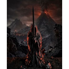 Printona Nazgul 9 Adet Figürü Yüzüklerin Efendisi Dekoratif Büst The Lord Of The Rings
