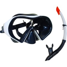 Star Diving Dalış Maskesi ve Snorkel Yetişkin - 51712-BEYAZ (Lisinya)
