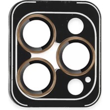 Uravas Store Iphone 16 Pvd Metal Kamera Lens - Gold