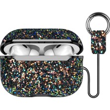 Colezium Onegif Airpods 3 (3.nesil) Bright Simli Airpods Kapak - Siyah