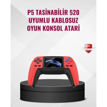 Marsilyan P5 Retro Gamepad 520 Oyunlu Taşınabilir Oyun Konsolu