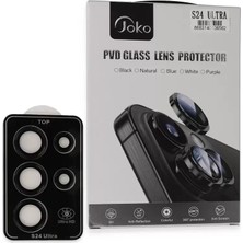 Uravas Store Galaxy S24 Pvd Metal Kamera Lens - Siyah