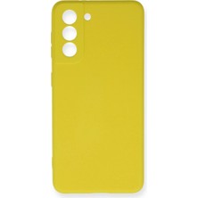 Colezium Galaxy S21 Fe Kılıf Nano Içi Kadife - Sarı