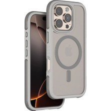 Bilfold Venco Iphone 16 Pro Max Orbit Magsafe Kapak - Titan Gri