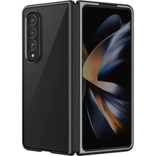 Colezium Galaxy Z Fold 4 Kılıf Fold Element Kapak - Siyah