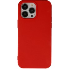 Colezium Iphone 14 Pro Kılıf Nano Içi Kadife - Kırmızı