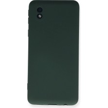Colezium Galaxy A01 Core Kılıf Nano Içi Kadife - Koyu Yeşil