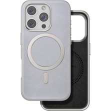Bilfold Venco Iphone 16 Pro Puskas Magsafe Kapak - Titan Gri