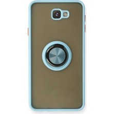 Colezium Galaxy J7 Prime Kılıf Montreal Yüzüklü Kapak - Buz Mi