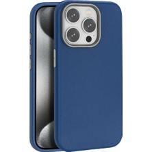 Colezium Joko Iphone 15 Pro Max Kılıf Wonder Deri Magsafe Kapak - Lacivert