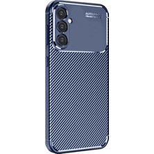 Colezium Galaxy A26 Kılıf Auto Fus Karbon Kapak - Lacivert