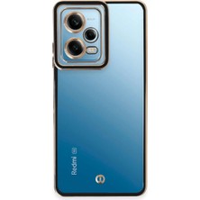 Nerm Note 12 5g Kılıf Liva Lens - Siyah