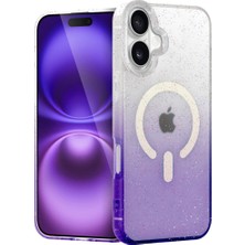 Colezium Iphone 16 Plus Pummel Shiny Magsafe Kapak - Mor