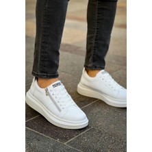 Mirglart RS601 - Lüx Süet Erkek Ayakkabı Beyaz