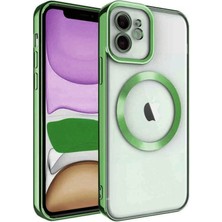 Colezium Iphone 12 Kılıf Kross Magneticsafe Kapak - Koyu Yeşil