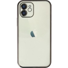 Bilfold Iphone 12 Kılıf Lensli - Siyah