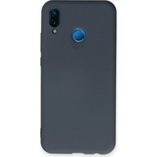 Bilfold Huawei P20 Lite Kılıf Nano Içi Kadife - Gri