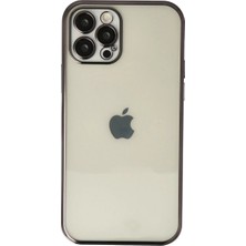 Colezium Iphone 12 Pro Kılıf Lensli - Siyah