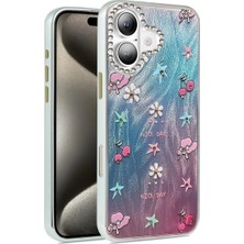 Colezium Iphone 16 Plus Kılıf Blade Aynalı Desenli Kapak - Desen 4