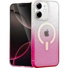 Colezium Iphone 12 Pummel Shiny Magsafe Kapak - Pembe