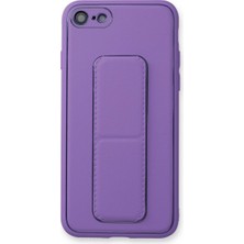 Bilfold Iphone 7 Kılıf Co Deri Standlı Kapak - Koyu Lila