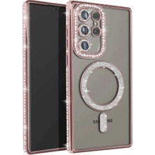 Colezium Galaxy S23 Ultra Joke Simli Magneticsafe Kılıf - Pembe