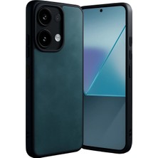 Nerm Note 13 Pro 5g Kılıf Aras Deri Kapak - Koyu Yeşil