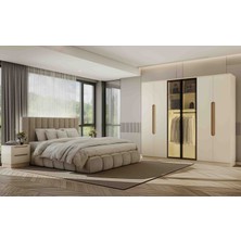 Parla Yatak Odası Takımı % 100 Mdf LED Aydınlatmalı