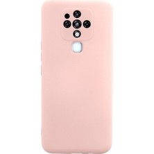 Nerm Tecno Camon 16 Kılıf Nano Içi Kadife - Pudra