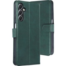 Colezium Galaxy A24 4g Kılıf Trend S Plus Kapaklı Kılıf - Yeşil