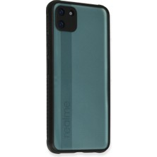 Nerm Realme C11 Kılıf Miami Şeffaf - Siyah